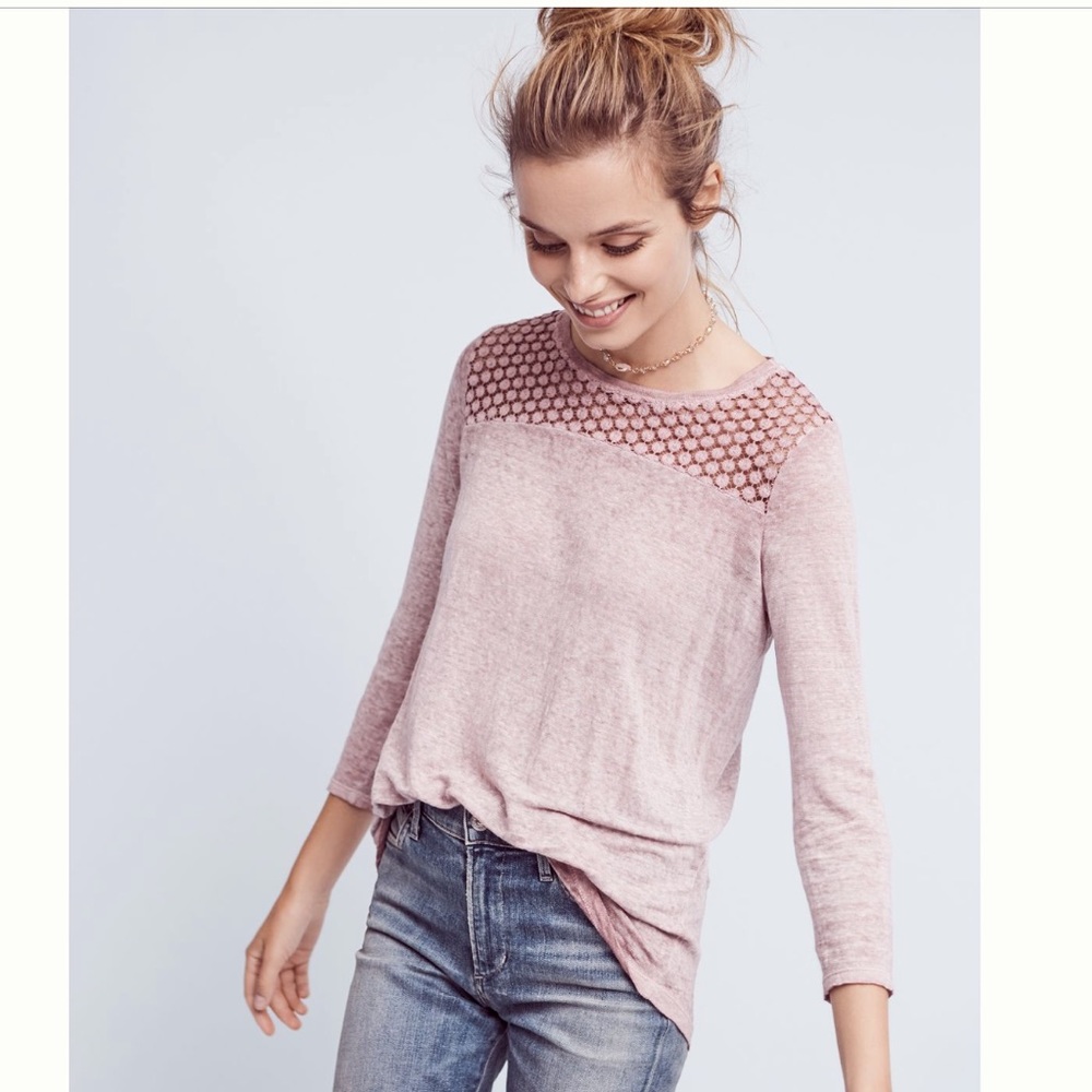 Anthropologie Amis Linen Top